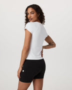 Short Sleeve Surge Seamless Tee | White
