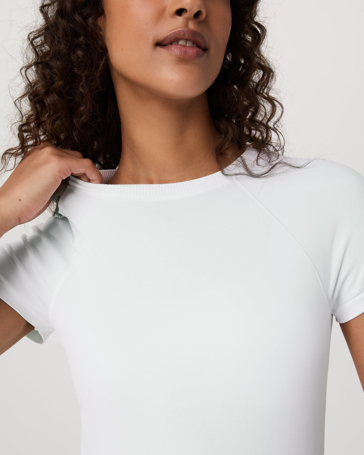Short Sleeve Surge Seamless Tee | White