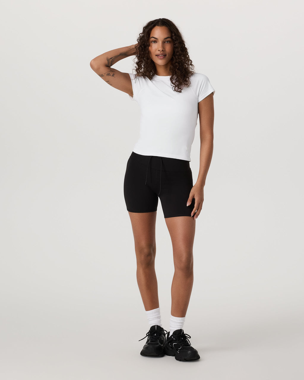 Short Sleeve Surge Seamless Tee | White