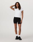 Short Sleeve Surge Seamless Tee | White