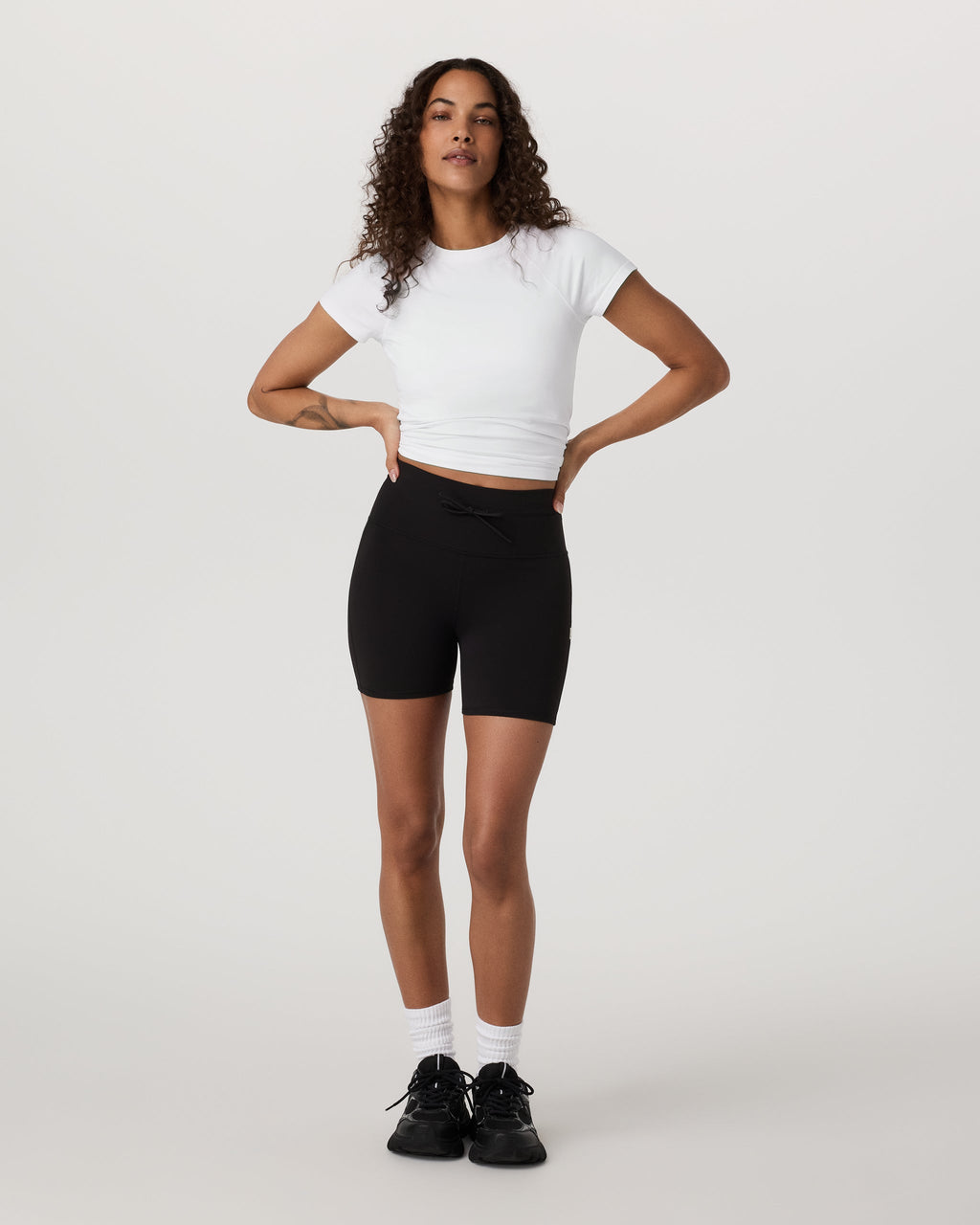 Short Sleeve Surge Seamless Tee | White