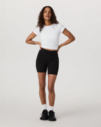 Short Sleeve Surge Seamless Tee | White