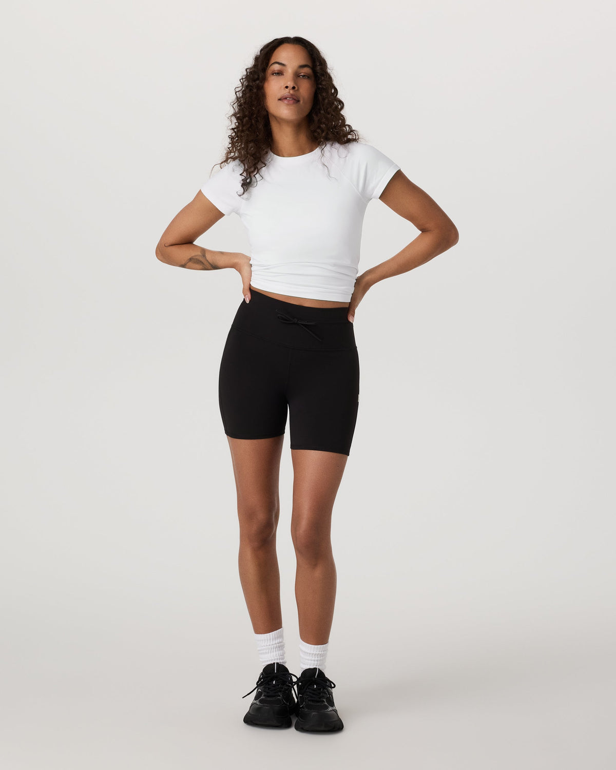 Short Sleeve Surge Seamless Tee | White