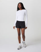 Long Sleeve Surge Seamless Tee | White
