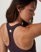 Elevation Racer Bra | Raisin Heather