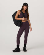 Elevation Racer Bra | Raisin Heather