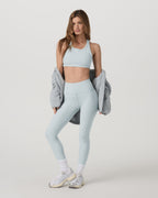 Elevation Racer Bra | Blue Haze Heather