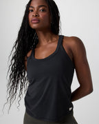 Lux Racerback Tank | Black