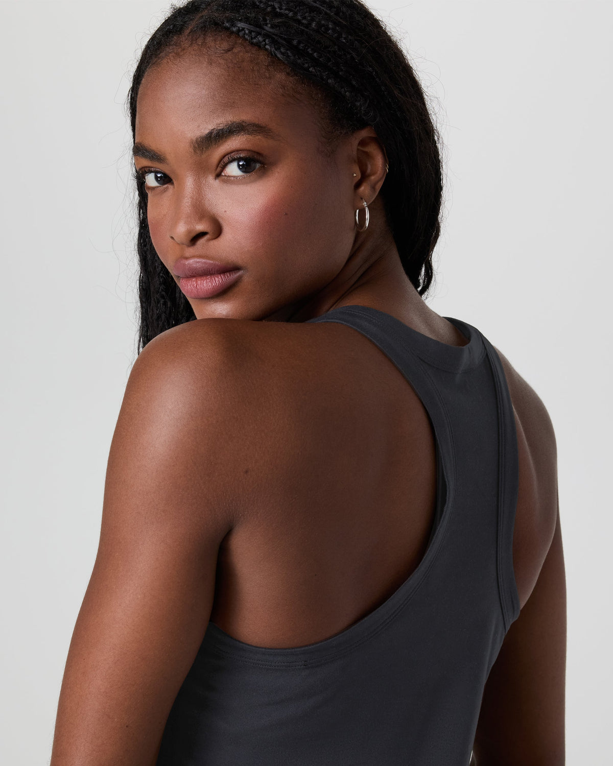 Lux Racerback Tank | Black