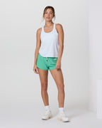 Lux Racerback Tank | White