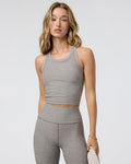 Elevation Racerback Tank | Cobblestone Heather