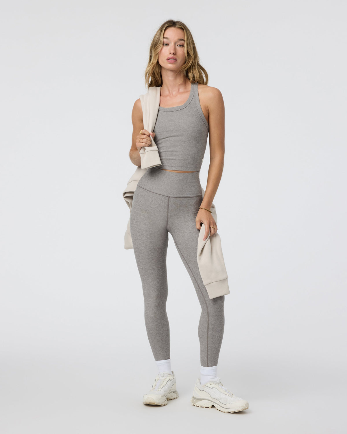 Elevation Racerback Tank | Cobblestone Heather