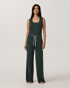 Halo Essential Scoop Tank | Hemlock Heather