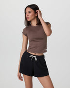 Halo Baby Tee | Chocolate Milk Heather