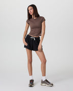 Halo Baby Tee | Chocolate Milk Heather