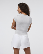 Halo Baby Tee | Pale Grey Heather