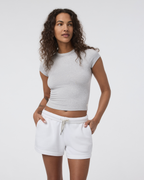 Halo Baby Tee | Pale Grey Heather
