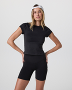 Halo Baby Tee | Solid Black