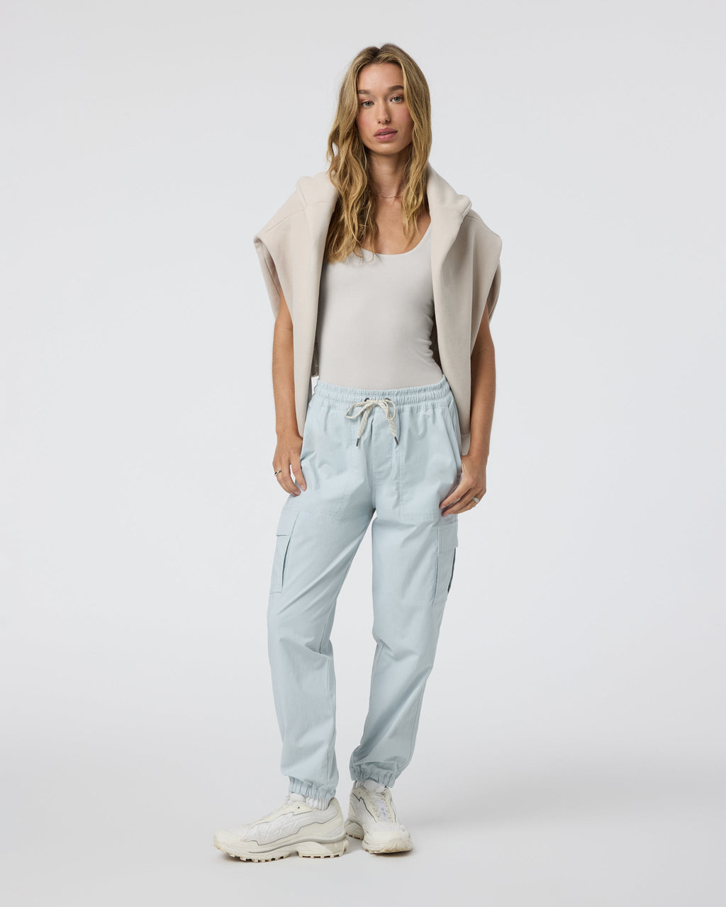 Sleeveless Halo Bodysuit | Ecru Heather
