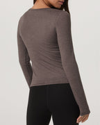 Long Sleeve Halo Essential Scoop | Chia Heather