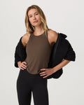 Cove Boyfriend Tank | Espresso