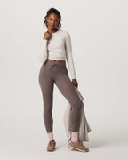 Long Sleeve Pose Crew | Ecru Heather
