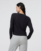 Long Sleeve Cove Relaxed Tee | Black