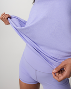 Energy Tee Long | Hyacinth Heather