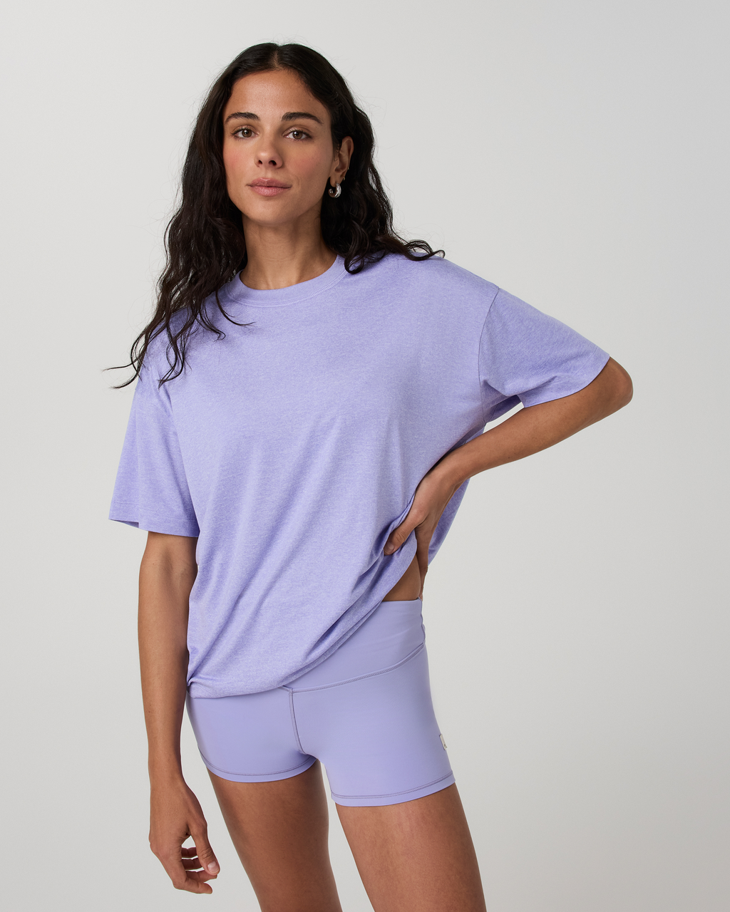 Energy Tee Long | Hyacinth Heather