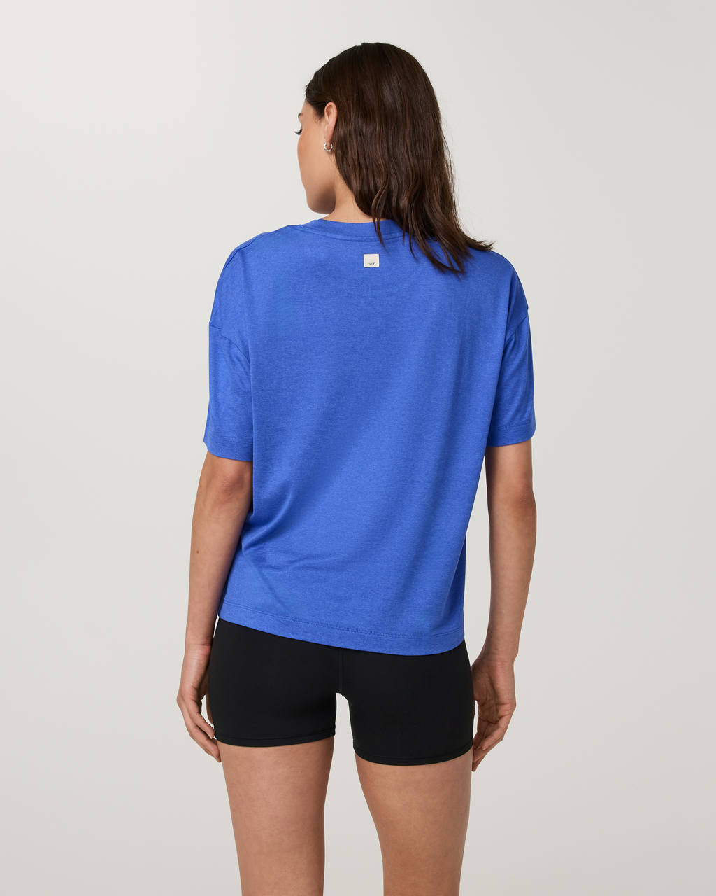 Energy Tee Long | Electric Blue Heather