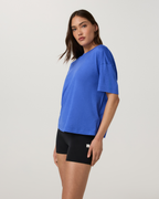 Energy Tee Long | Electric Blue Heather
