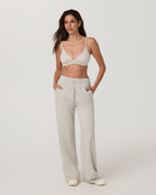Halo Triangle Bra | Ecru Heather