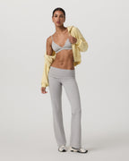 Halo Triangle Bra | Pale Grey Heather