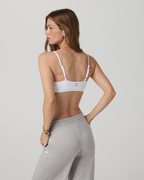 Halo Triangle Bra | White