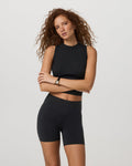 Halo Muscle Tank | Solid Black