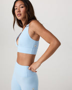 Vuori AllTheFeels™ Triangle Bra | Crystal Blue