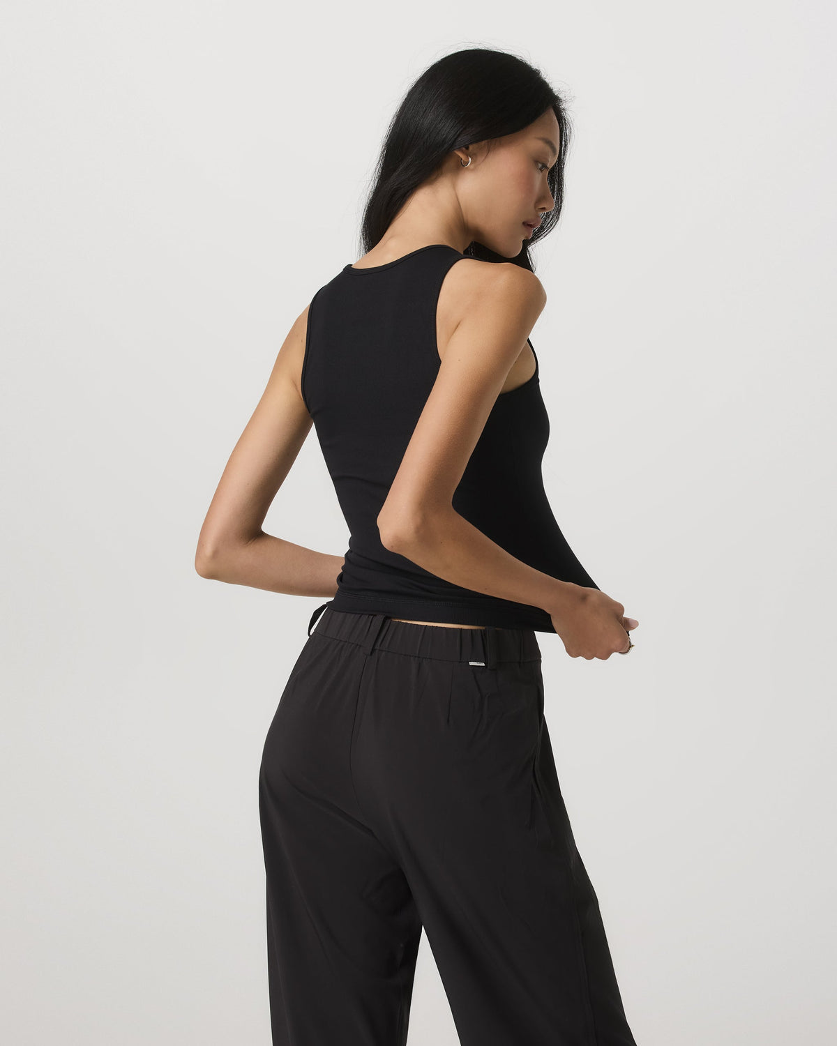 Pose Layering Tank | Black