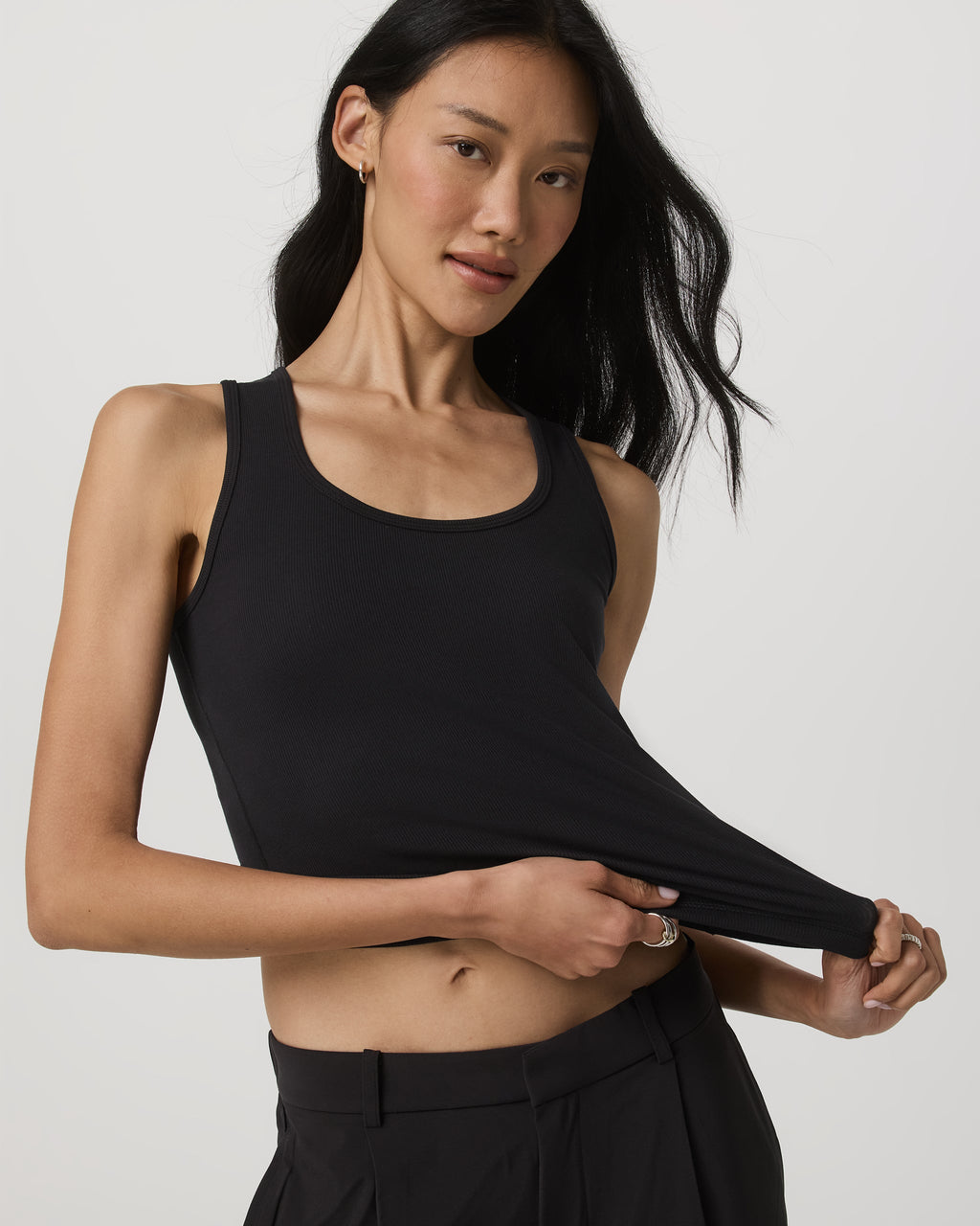 Pose Layering Tank | Black