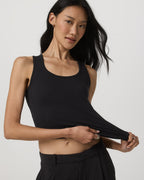 Pose Layering Tank | Black