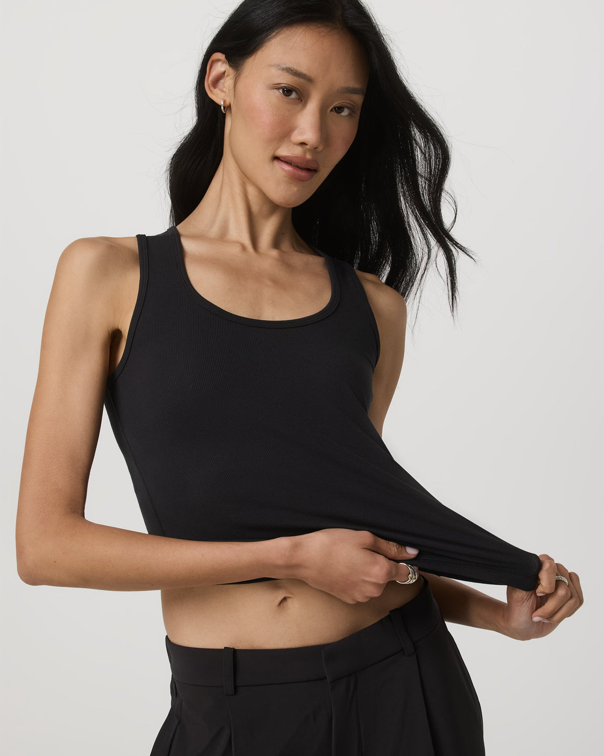 Pose Layering Tank | Black