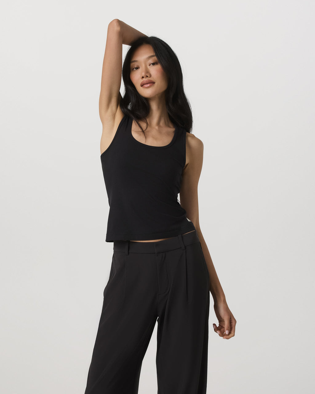 Pose Layering Tank | Black