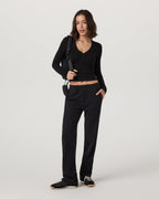 Long Sleeve Tuvalu Henley | Black