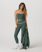 Vuori AllTheFeels™ Corset Tank | Agate Green