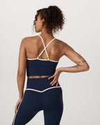 Vuori AllTheFeels™ Corset Tank | Blue Coast