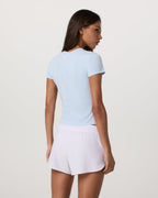 Short Sleeve Feather Classic Tee | Crystal Blue