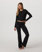 Halo Cardigan 2.0 | Black Heather
