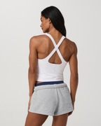 Vuori AllTheForm™ Logo Tank | White