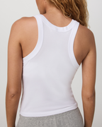 Energy Racerback Tank | White