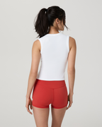 Everyday Cotton Stretch Tank | White
