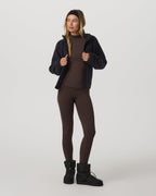 Long Sleeve Chilled Out Houndstooth Mock | Java Houndstooth